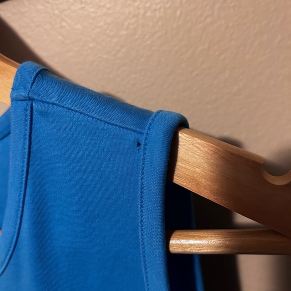 L.L. Bean Blue Summer Tanktop size S Supima-Cotton - Picture 4 of 4